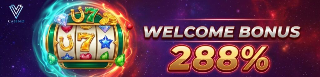 VVCasino Welcome Bonus Slots 288%